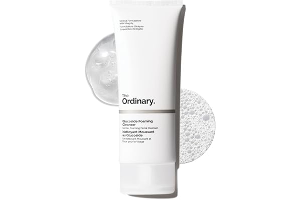 The Ordinary Glucoside Foaming Cleanser, Gentle Foaming Face Wash for All Skin Types Including Sensitive Skin, 150 ml