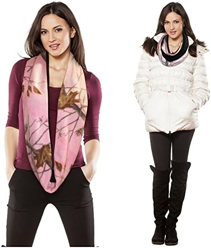 Realtree Pink Camo Fleece Infinity Scarf (Realtree APC Pink Camo)