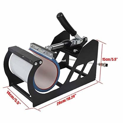 TC-Home Heat Press 5 in 1 Multifunction Sublimation Heat Press Machine Digital Transfer Sublimation T-Shirt Mug Plate Cap Hat W/Transfer Paper - Image 6