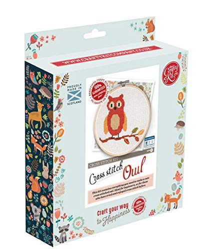 Crafty Kit Company Cross Stitch Kit Owl