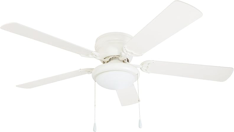 Portage Bay 50254 Hugger 52 White West Hill Ceiling Fan With Bowl