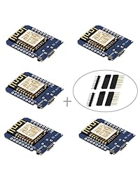 izokee D1 Mini Nodemcu lua 4.4 yard Bites Internet WLAN WiFi placa de desarrollo Base en ESP8266 esp 12 °F para Arduino, 100  compatible con wemos D1 Mini