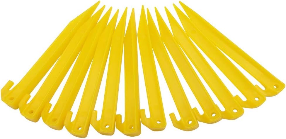 Photo 1 of GDLPZM 12pcs Plastic Ground Nails, Outdoor Camping Tent Accessories, Lazy Inflatable Sofa Fixing Nails