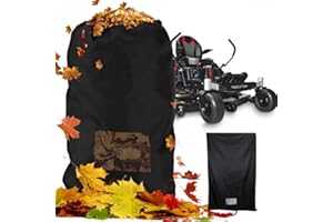 YFZHLIU Upgraded Leaf Bag,Lawn Tractor Upgraded Thickened Leaf Bag with Large Breathable Bottom,Grass Bag for Mower Tractor,Premium Garden Leaf Collecting Tool