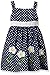 American Princess Girls' Polka Dot Shantung with Applique Dress