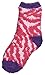 Trimfit Little Girls Microfiber Fuzzy Printed Cozy Socks Anti-Skid 4-pack, Multi, S/7-9 sock/9-3 shoe size