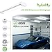 4FT LED Commercial Ceiling Wraparound Shop Light Fixture 40W 4000lm Low Profile Linear Flushmount Office Garage Home [2 lamp 32W Fluorescent Equivalent] 5000K Daylight ETL Listed 4 Pack