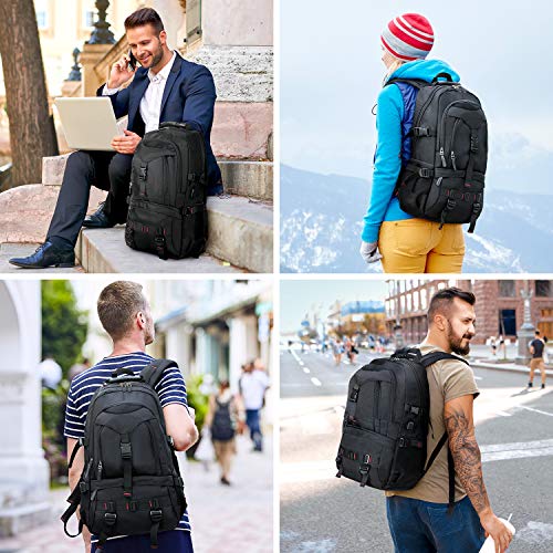 Tocode Laptop Backpack with USB Charging Port & Headphone Port, 17Inch