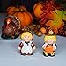 Holiday Salt and Pepper Shakers, Pilgrim Couple Holiday Ceramic Set, Holiday Decor, Barclay’s Buys