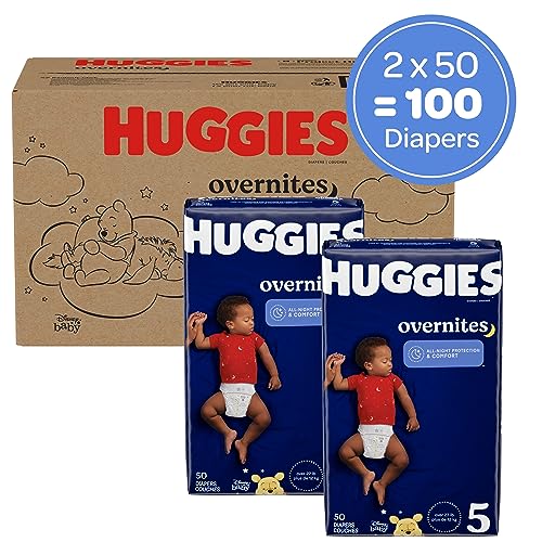 Huggies Overnites Size 5 Overnight Diapers (27+ lbs), 100 Ct Pricepulse