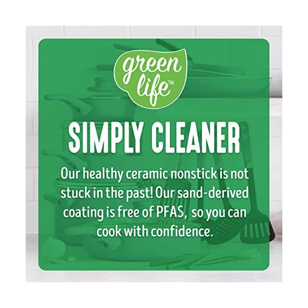 GreenLife-CC001792-001-Soft-Grip-Healthy-Ceramic-Nonstick-Lavender GreenLife Soft Grip Non-Stick 16 Piece Cookware Pots and Pans Set, PFAS Free, Diswasher Safe, Lavender