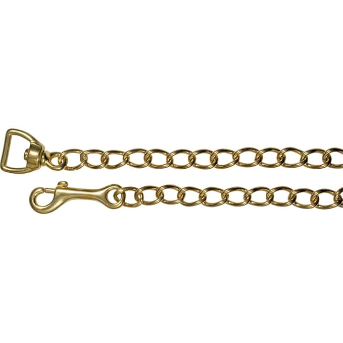 Intrepid International Basic Brass Plaited Stud Chain 30