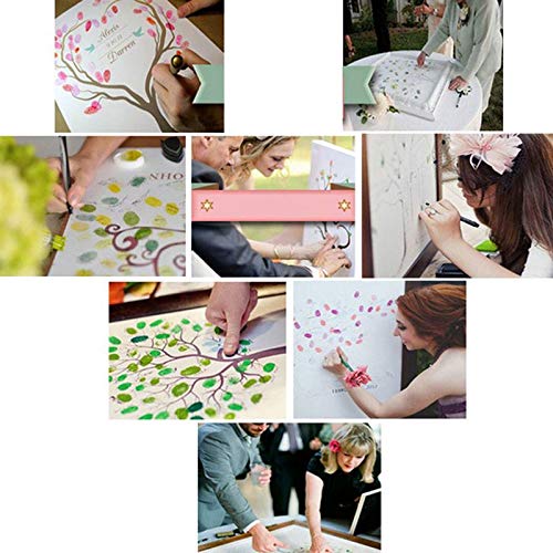 12Pcs Multi - Colored Giant Ink Pads Stamp for DIY Craft Pad Set