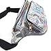 CHAOM Women Laser Waist Bag Waterproof Shiny Neon Fanny Bag Bum Bag Beach Purse (Silver)