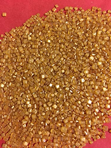 Pearl Gold Sugar Crystals Sprinkles (4 Ounce) - Thumbnail 2