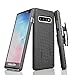 WixGear Shell Holster Combo Case Compatible with Samsung Galaxy S10 Holster with Stand and Belt Clip (Not for S10 Plus)