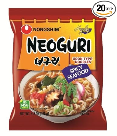 Amazon Com Nongshim Neoguri Noodle Spicy Seafood 4 2 Ounce