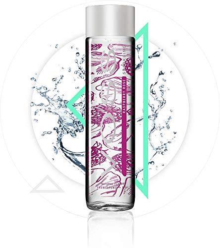 VOSS Raspberry Rose Flavored Sparkling Water, 12.7oz Glass Bottle (Pack of 6, Total of 76.2 Fl Oz)