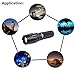 HuaSign 1000 Lumens CREE XML L2 LED 5 Modes Zoomable Adjustable Focus Tactical Flashlight for Camping Hiking Bike etc