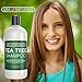 Tea Tree Oil Shampoo Sulfate-Free: Revitalize Hair, Combat Hair Loss and Cleanse Scalp with Naturally-Sourced Ingredients - Pure Tea Tree Oil & Organic Argan Oil