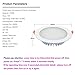 LIGHTEU Mi Light Color Changing Ceiling Light 15W LED RGB+CCT Dual White Recessed Downlight Waterproof Include Constant Current&Voltage Driver (15W-CCT-WP)
