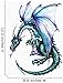 Wallmonkeys Blue Dragon Wall Decal - 12