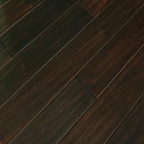 Acacia Mocha Solid Hand Scraped Hardwood Floor (Sample)