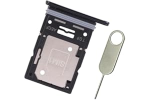 PHONSUN A53 SIM Card Tray SD Slot Holder Replacement for Samsung Galaxy A53 5G SM-A536U A536U/A536U1 (Black)