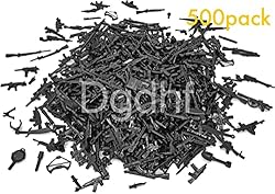 Dgdhf 500 Pieces Military Army Weapons Bricks