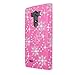 LG G Stylo Case - Cellularvilla Diamond Glitter Pu Leather Wallet Flip Open Pocket ID Card Holder Slots Case Pouch Cover with Wrist Strap for LG LS770 / LG G Stylo / LG G Stylus (Pink_glitter)