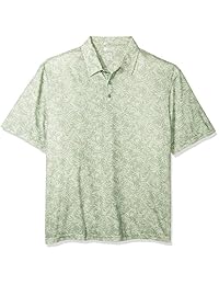 Haggar - Polo de manga corta para hombre, grande y alto, estampado