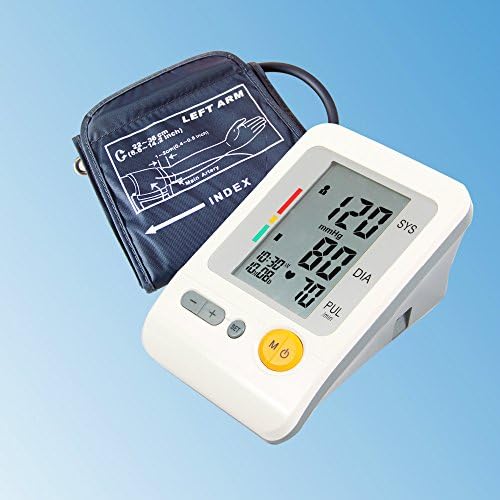 Portable Home Care Full Automatic Digital Arm Blood Pressure Monitor Heart Beat Meter With LCD Display And 4X30 Memories