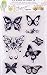 Clear Stamps for Cards Making 8 Sheets Scrapbook Rubber Silicone for DIY Scrapbooking Seal Photo Album Wish Decorative Butterfly Love Heart Words (8 Sheets)