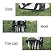 Mavicen Lawn Aerator Shoes with Zinc Alloy Buckles and 4 Adjustable Straps for Aerating Your Yard, Lawn, Roots & Grass Extra Mini Wrench and 3 Shovels Included (Black)