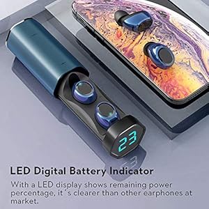 bokman T2 Cuffie Bluetooth 5.0, Auricolari Bluetooth Senza Fili, Cuffie in-ear Wireless IPX5 Impermeabili per Sport… - immagine 8