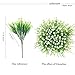CQURE Artificial Flowers, Fake Flowers Artificial Babys Breath Bridal Wedding Bouquet for Home Garden Party Wedding Decoration 5 Bunches (White)