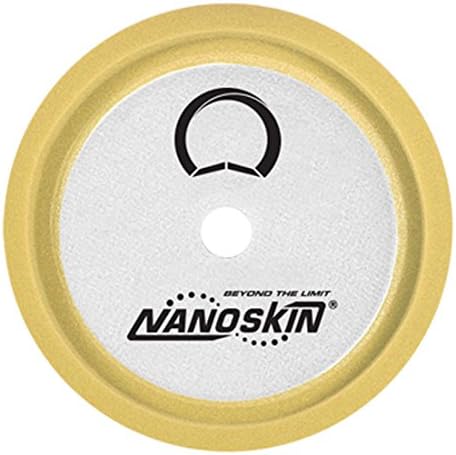 Nanoskin9" Speedy Foam Buffing Pad - Light Compounding & Paint Oxidation Removal on Clear Coat Finishes for Cars, Trucks, RVs, Boats, Hot Rod & More | Dished-In Loop Backing |Use with Rotary Polisher