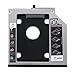 SHINESTAR 2nd HDD SSD Hard Drive Caddy Tray Replacement for Lenovo Thinkpad T400 T400s T410 T410s T420s T430s T500 W500, Internal Laptop CD/DVD-ROM Optical Modular Bay Adapter to 2.5 Inch 9.5MM