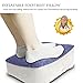 Travel Foot Rest Pillow - Leg Up Footrest for Travel Office & Home Leg Up Footrest Recliner Relax Cushion, Blue