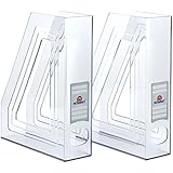 Acrimet Magazine File Holder (Crystal Color) (2 - Pack)
