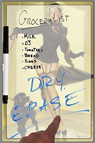 Vintage Pin-Up Dry Erase Board, Skirting The Issue, 1952 - By Gil Elvgren