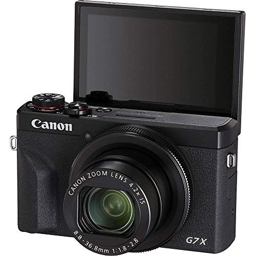 Canon PowerShot G7 X Mark III Digital Camera (Black #3637C001) with Advanced Accessory Bundle (Renewed)