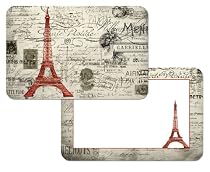 French Eiffel Tower Reversible Washable Vinyl Placemats Set of Four