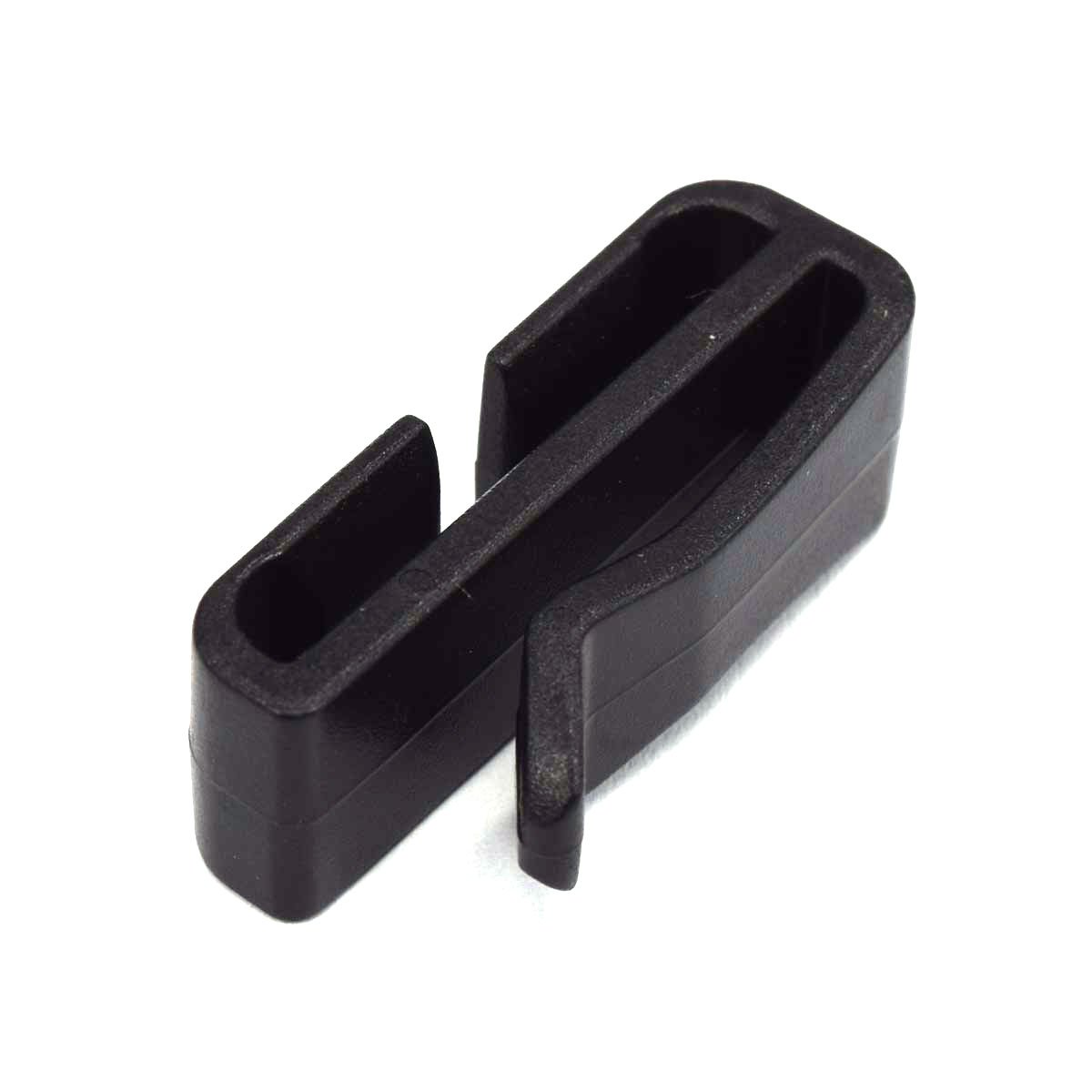 FeeJoo3/4" Webbing Ending Clip Connect Buckle for Backpack Adjusting Strap Black 10 Pack