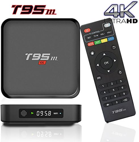 BPSMedia (2017 Upgraded Version) T95M 4K Amlogic S905 Set Top TV Box Android 5.1 Lollipop OS XBMC Quad Core Google Streaming Media Player 1GB - 8GB with WiFi HDMI DLNA