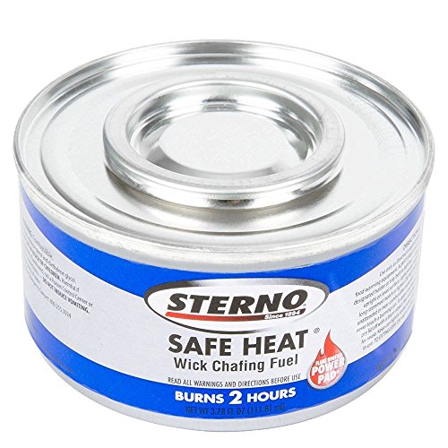 Chafing Dishes Chafing Gel Dish Fuel 6 Cans (3.78 Oz) with Dishing