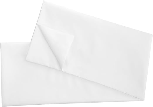 Amazon Com Mayfair Linen Body Pillow Cover Bright White 20 X 60