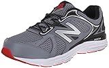 New Balance Men's M560V6 Running Shoe, Grey/Black/Red, 11 4E US