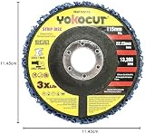 YOKOCUT 5Pcs Strip Discs 115mm 4.5in Paint Removal Wheel for Angle Grinder view 6