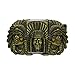 E-Clover Designer Cowboy Lighter Style Buckle Three Indian Chief Head Western Belt Buckle (Bronze)